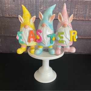 Colorful Easter Gnome Figurines